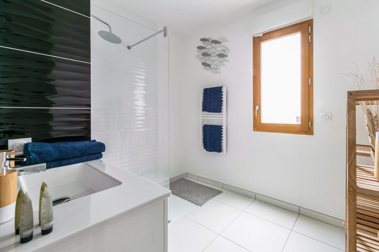 Cosygreen77 Modern Apartment With Garden And Parking ماني لو أونغر المظهر الخارجي الصورة