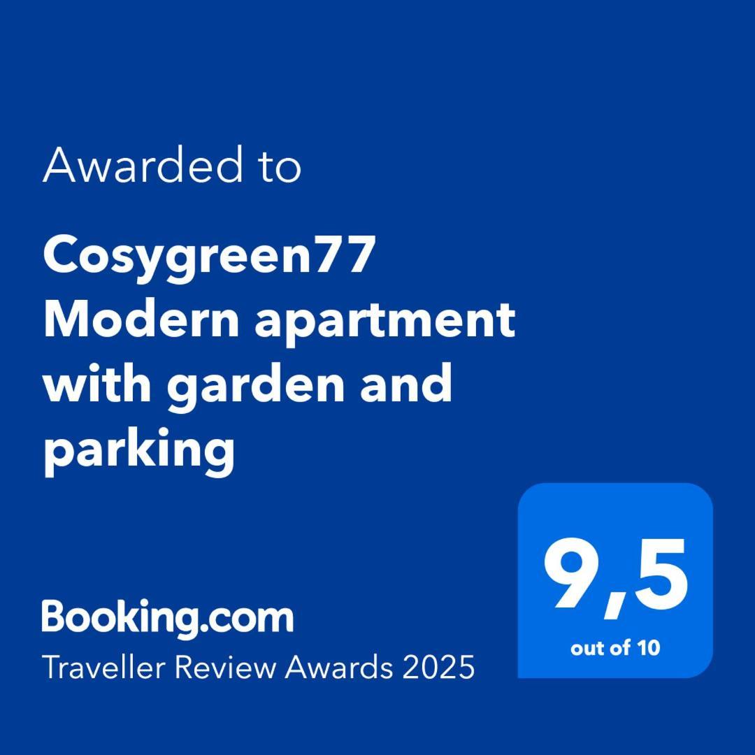 Cosygreen77 Modern Apartment With Garden And Parking ماني لو أونغر المظهر الخارجي الصورة